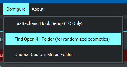Find OpenKH Folder